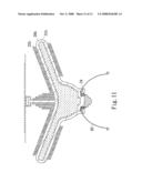 LED-lamp heat-dissipation device diagram and image