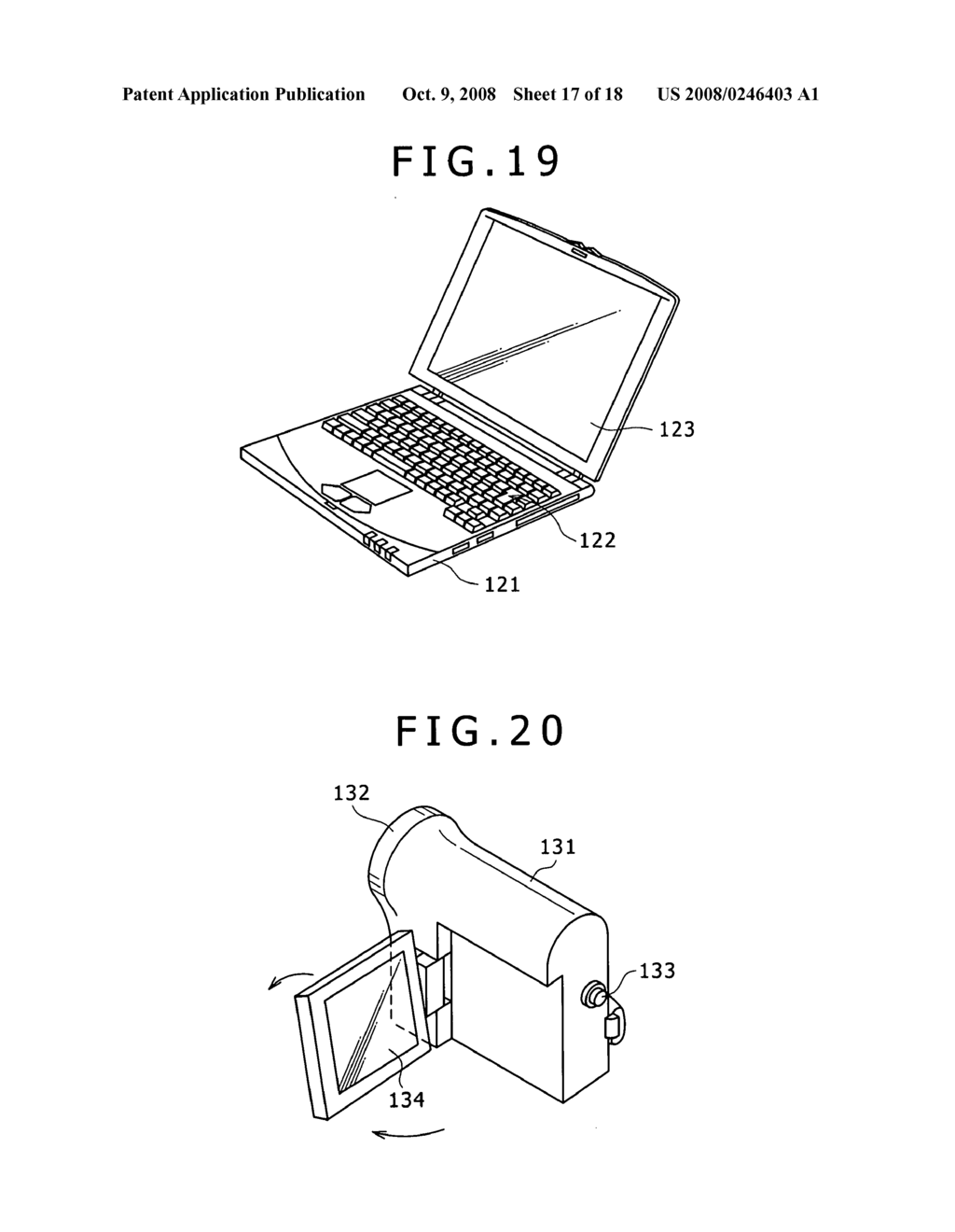 Display, method for driving display, and electronic apparatus - diagram, schematic, and image 18