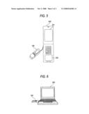 PORTABLE COMMUNICATION MACHINE AND VEHICULAR COMMUNICATION SYSTEM USING THE SAME diagram and image