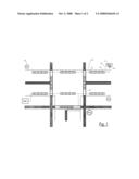 Method and equipment for illuminating a school safety zone diagram and image