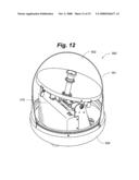 Enclosed mobile/transportable satellite antenna system diagram and image