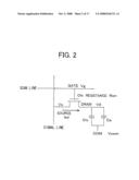 Method of driving image display, driving device for image display, and image display diagram and image