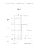 Method of driving image display, driving device for image display, and image display diagram and image