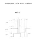 Method of driving image display, driving device for image display, and image display diagram and image