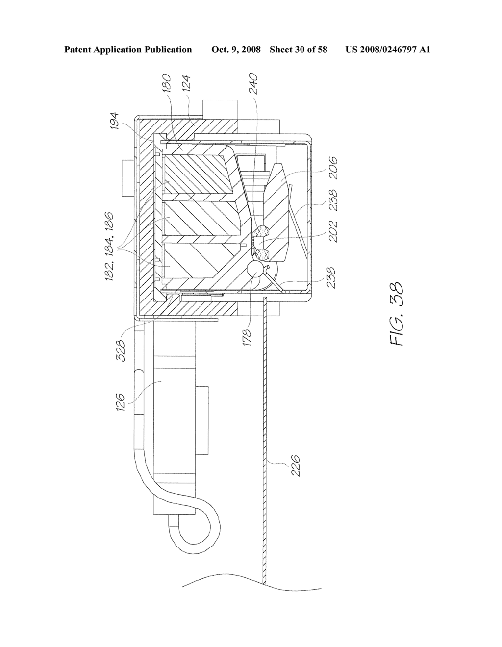 Mobile Phone With An Internal Printer Having A Print Cartridge With A Media Drive Shaft - diagram, schematic, and image 31