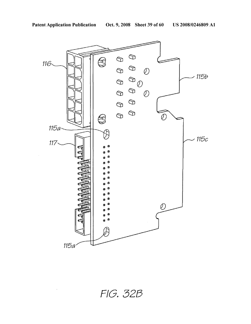 INK EJECTION PRINTHEAD INCORPORATING A BRIDGED CONNECTOR ARRANGEMENT - diagram, schematic, and image 40