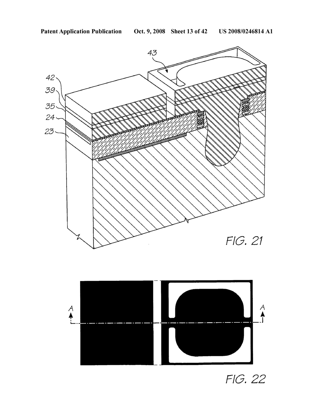 INKJET PRINTHEAD WITH NOZZLE ARRANGEMENTS HAVING COATED HEATER ELEMENTS - diagram, schematic, and image 14