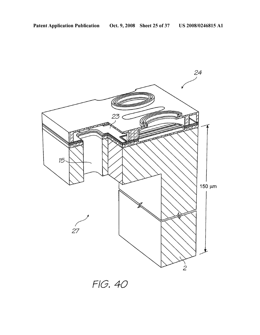 NOZZLE ASSEMBLY FOR A PRINTHEAD ARRANGEMENT WITH GUTTER FORMATIONS TO PREVENT NOZZLE CONTAMINATION - diagram, schematic, and image 26