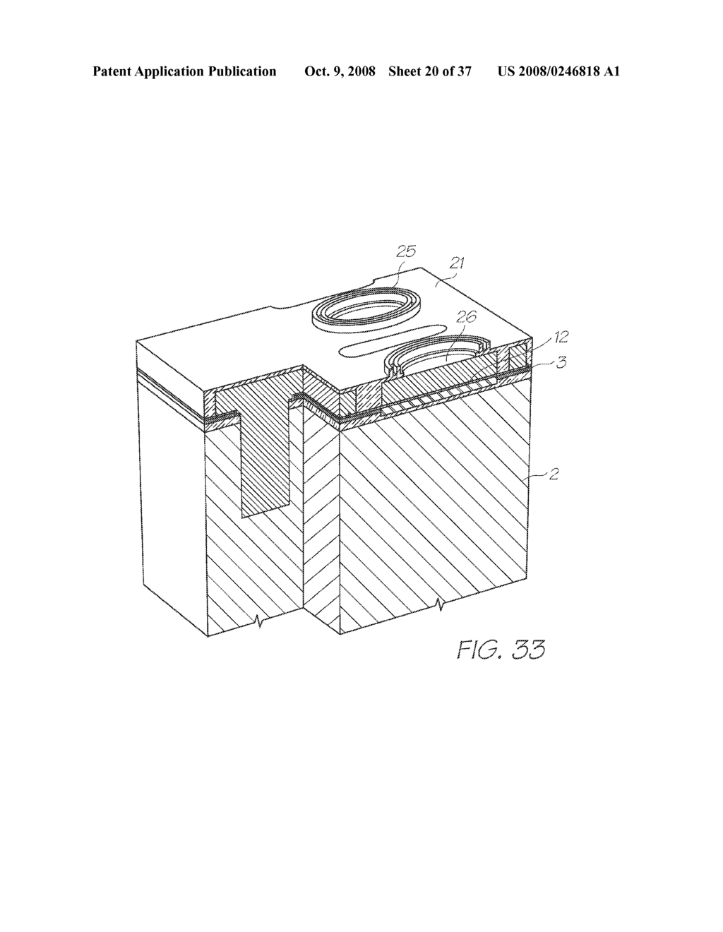 INKJET PRINTHEAD WITH TWO-PART BODY STRUCTURE CONTAINING HEATER ELEMENTS - diagram, schematic, and image 21