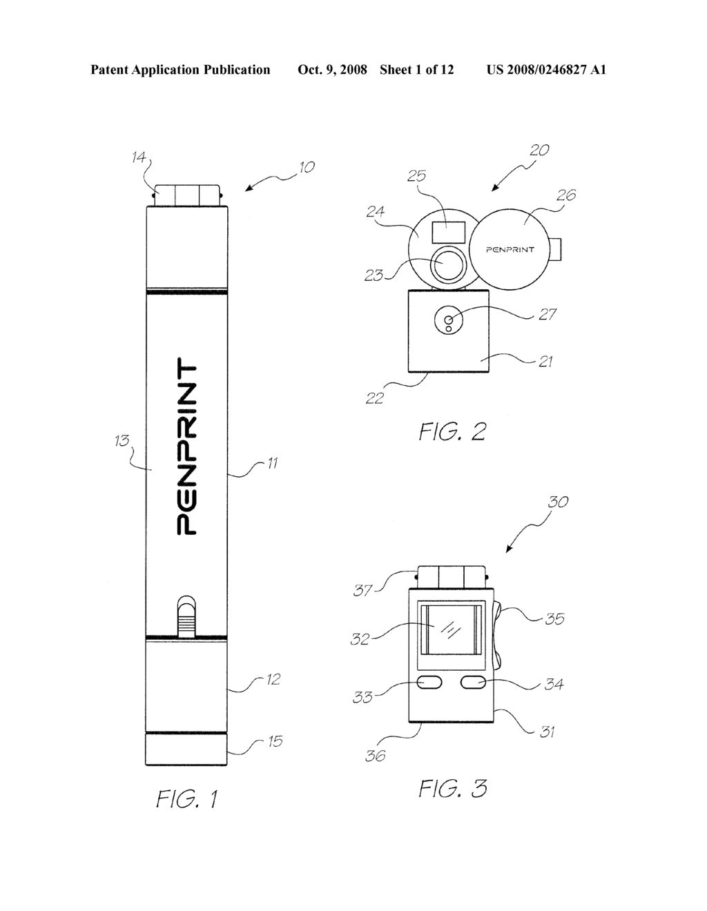 Modular Pen-Shaped Imaging And Printing Assembly Having A Timer Module - diagram, schematic, and image 02