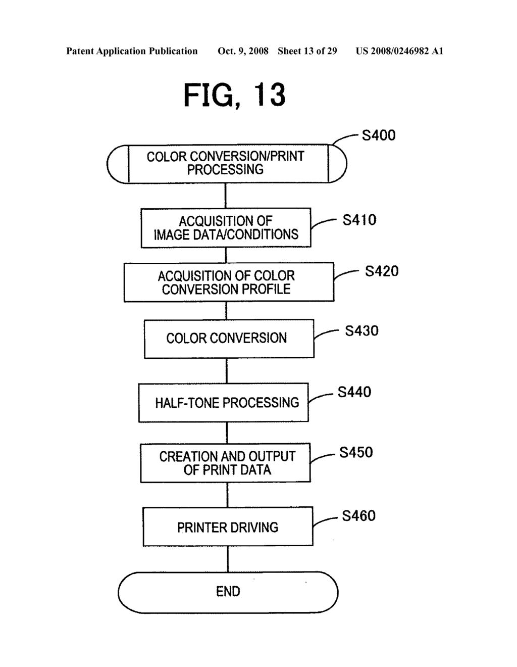 Printing control according to combinations of color materials - diagram, schematic, and image 14