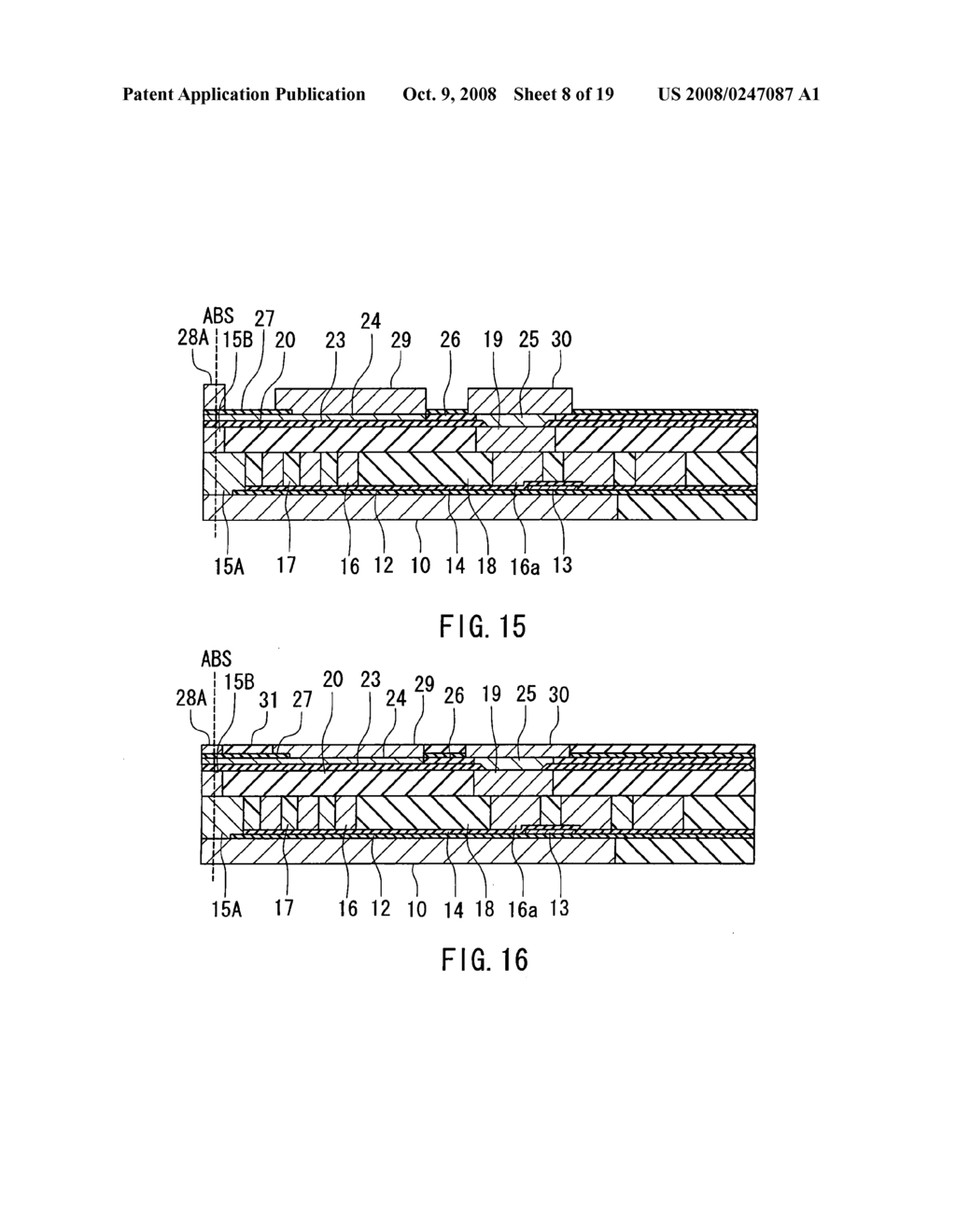 Magnetic head for perpendicular magnetic recording and method of manufacturing same, the magnetic head incuding pole layer and two shields sandwiching the pole layer - diagram, schematic, and image 09