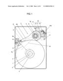 Head Holding Member, Disk Device With the Head Holding Member,
And Head Holding Method In The Disk Device diagram and image