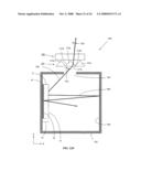 Light recycling illumination systems having restricted angular output diagram and image