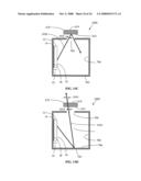 Light recycling illumination systems having restricted angular output diagram and image