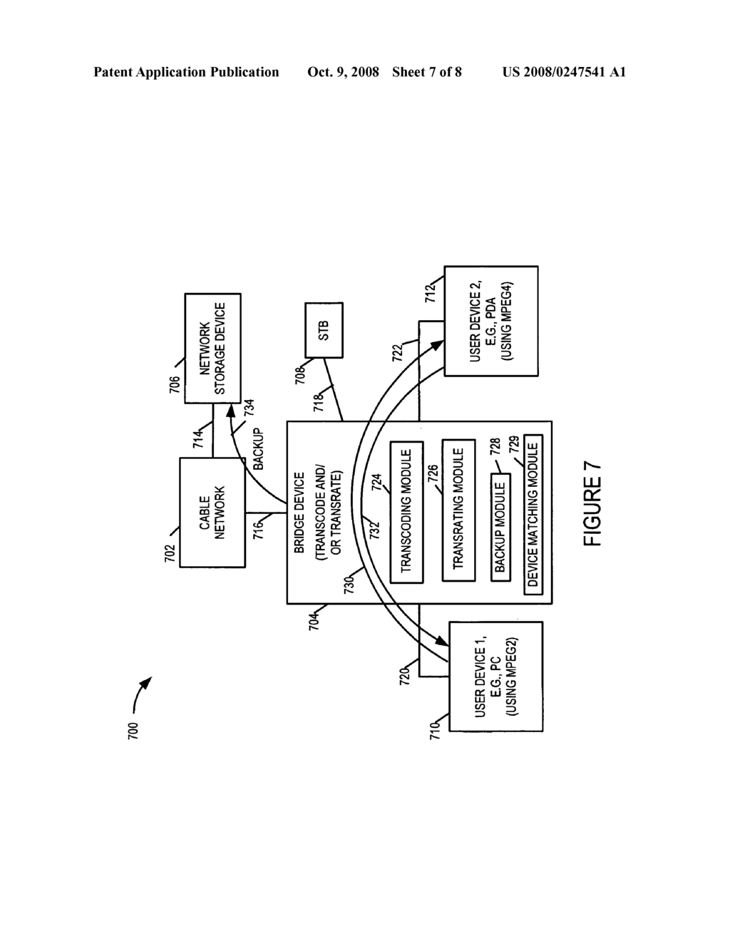 METHODS AND APPARATUS FOR CONNECTING A CABLE NETWORK TO OTHER NETWORK AND/OR DEVICES - diagram, schematic, and image 08