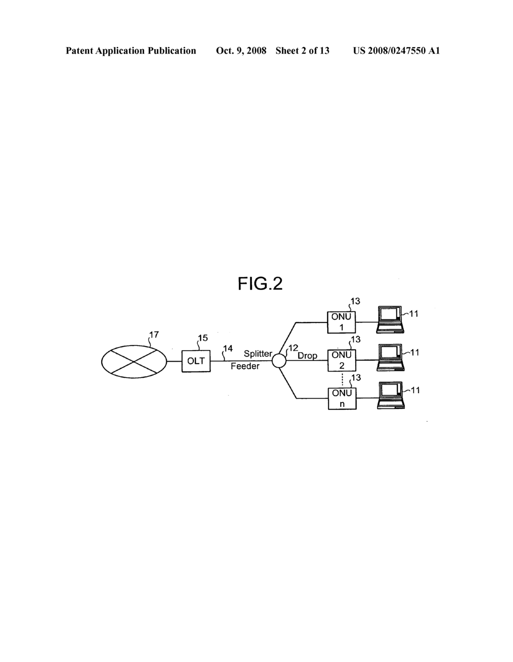 Pon System with Encryption Function and Encryption Method of Pon System - diagram, schematic, and image 03