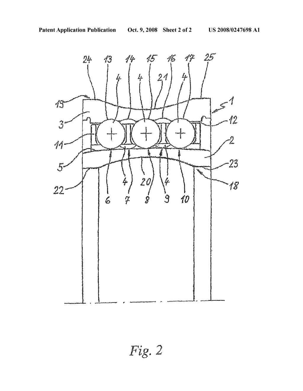 High-Speed Movable Bearing in Particular for the Mounting of a Main Spindle of a Machine Tool - diagram, schematic, and image 03