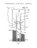 Nozzle-based, vapor-phase, plume delivery structure for use in production of thin-film deposition layer diagram and image