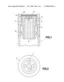 Assembly With Applicator Device For Applying A Liquid Such As Scent On A Wetable Surface Such As Human Skin diagram and image