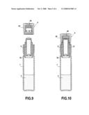 Assembly With Applicator Device For Applying A Liquid Such As Scent On A Wetable Surface Such As Human Skin diagram and image