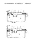 Furniture item having at least a first and a second furniture portion diagram and image