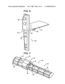 Stacked cargo securing device and method of use diagram and image