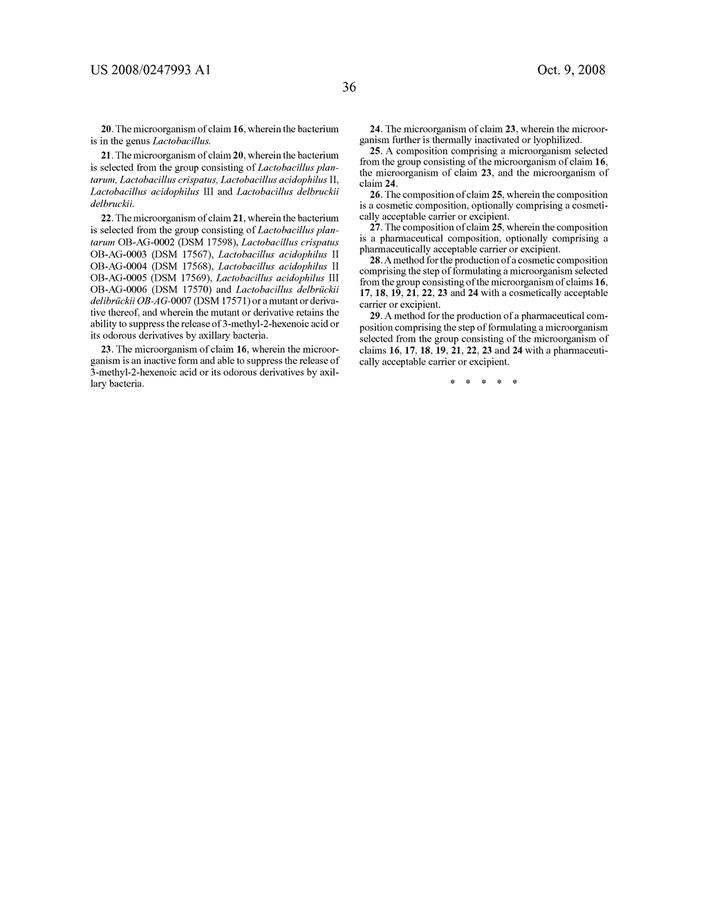 Microorganisms Inhibiting the Formation of Axillary Malodor - diagram, schematic, and image 37