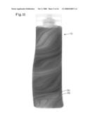 Opaque multi-phase dentifrice with coils diagram and image