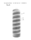 Opaque multi-phase dentifrice with coils diagram and image