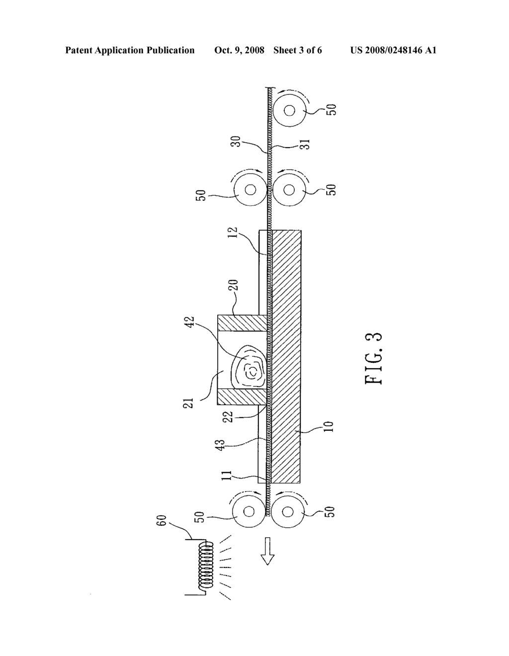 APPARATUS FOR MANUFACTURING INFILTRATING WATER-PROOF MATERIAL FOR ZIPPER - diagram, schematic, and image 04