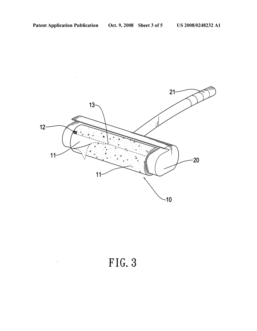 Adhesive tape roll - diagram, schematic, and image 04