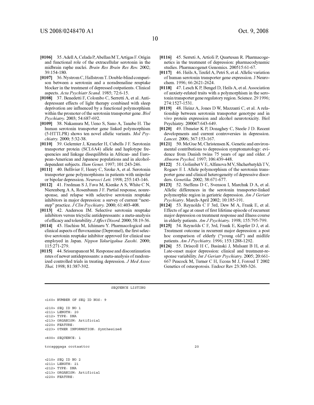 GENETIC SCREENING FOR PREDICTING ANTIDEPRESSANT DRUG RESPONSE BASED ON THE MONOAMINE TRANSPORTER GENE POLYMORPHISM COMBINATION - diagram, schematic, and image 14