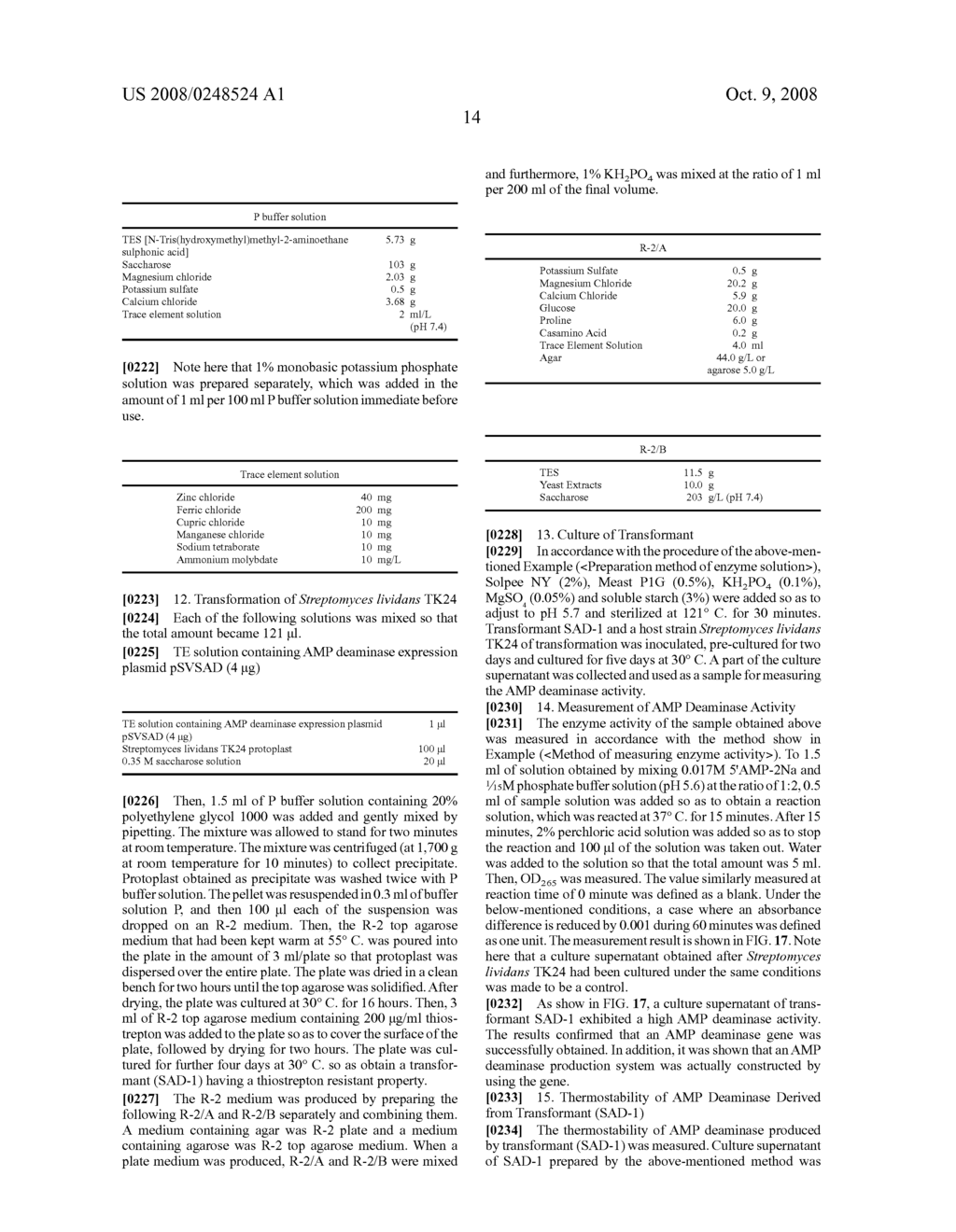 AMP Deaminase Originating Streptomyces And Utilization Thereof - diagram, schematic, and image 44