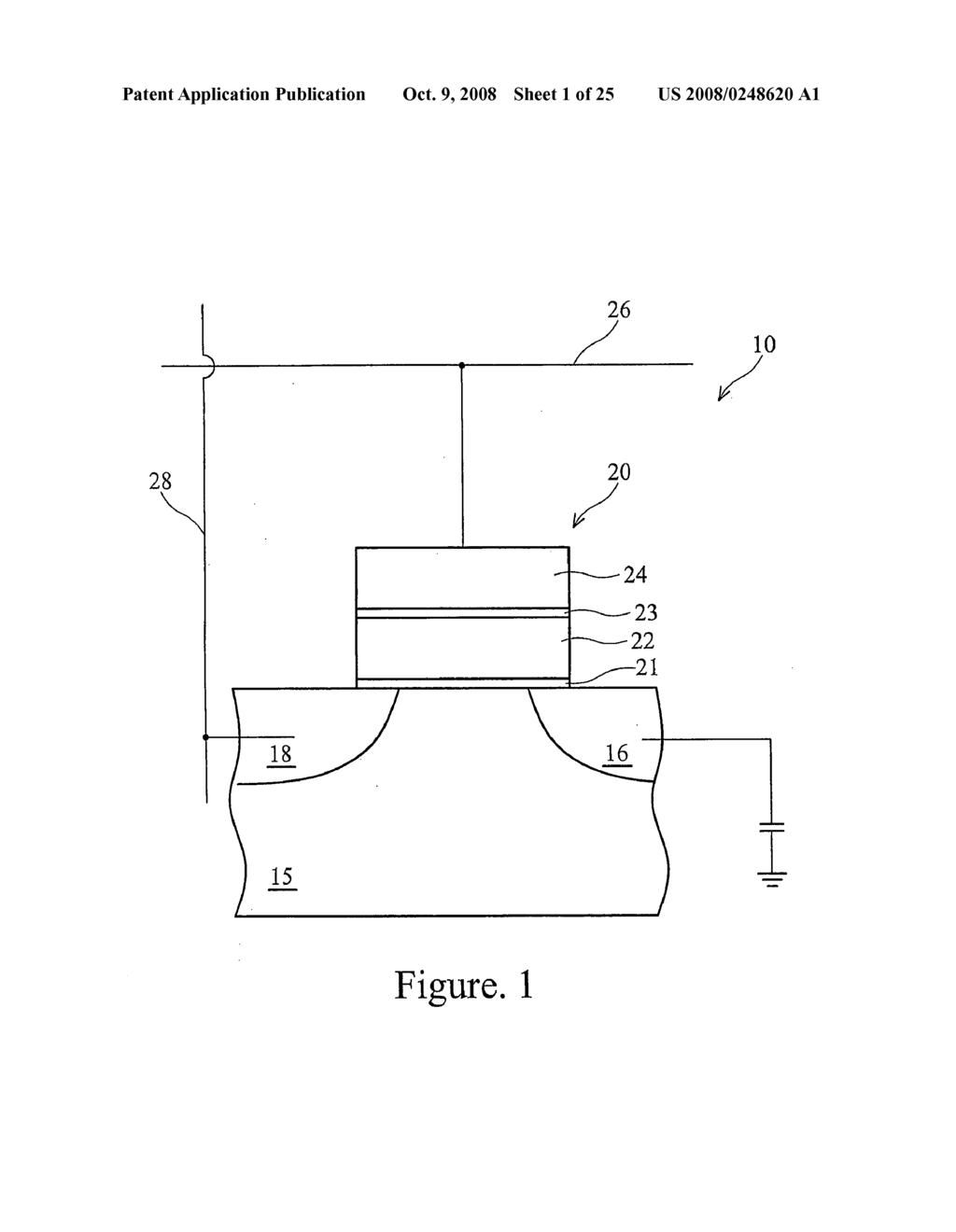 Gated semiconductor device and method of fabricating same - diagram, schematic, and image 02