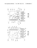 HIGH SPEED, HIGH DENSITY ELECTRICAL CONNECTOR WITH SELECTIVE POSITIONING OF LOSSY REGIONS diagram and image