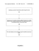 Antenna pattern selection within a wireless network diagram and image