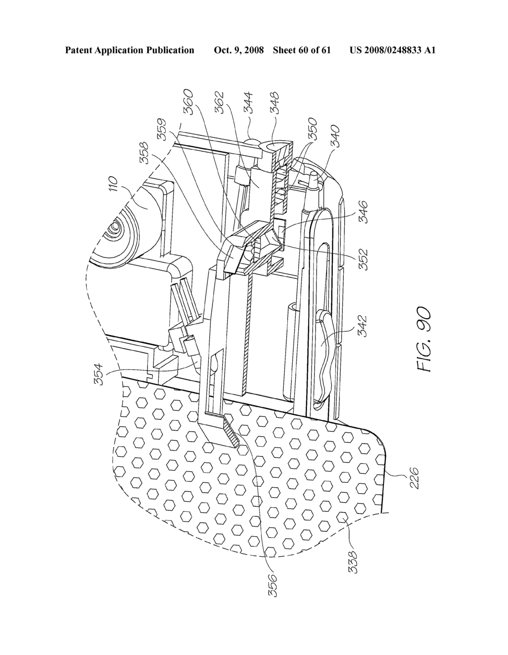 Mobile Telephone With An Internal Inkjet Printhead Arrangement And An Optical Sensing Arrangement - diagram, schematic, and image 61