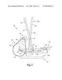 Elliptical walking exercice machine diagram and image