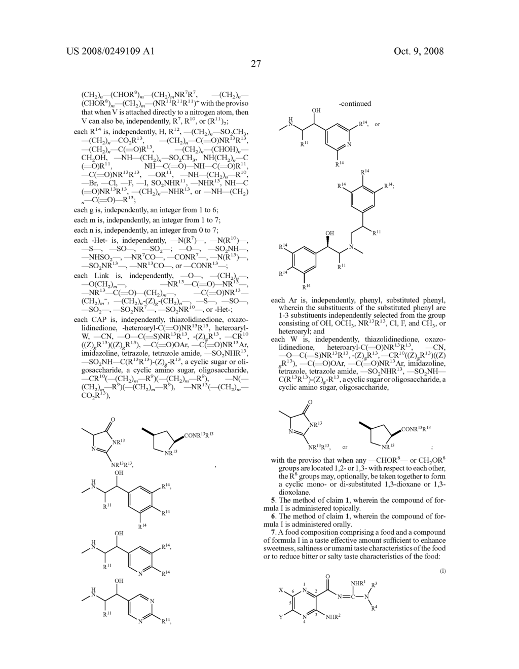 PYRAZINOYLGUANIDINE COMPOUNDS FOR USE AS TASTE MODULATORS - diagram, schematic, and image 28