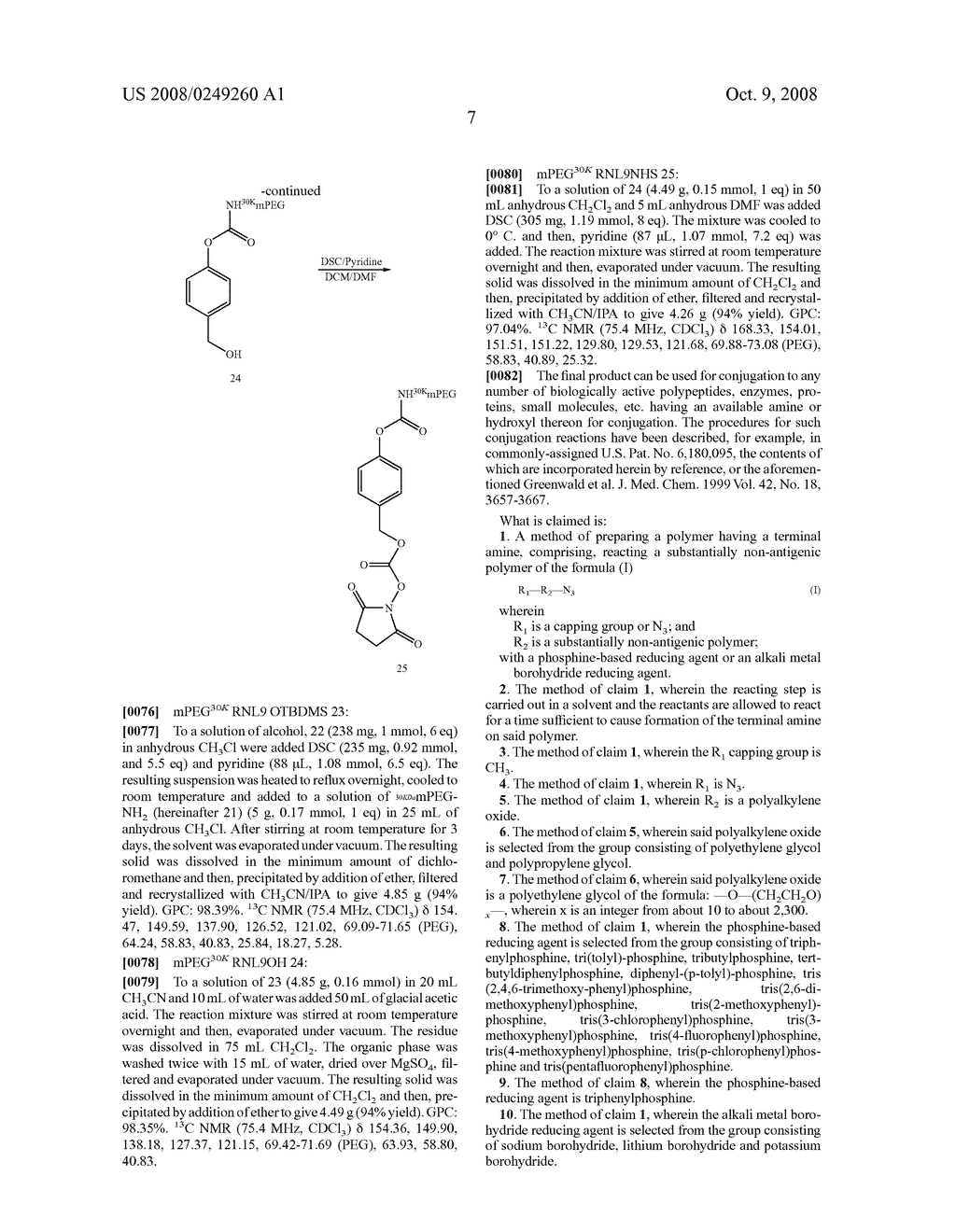 Methods of preparing polymers having terminal amine groups - diagram, schematic, and image 08