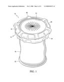 Hand assisted laparoscopic seal assembly with detachable attachment ring diagram and image