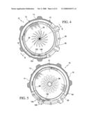 Hand assisted laparoscopic seal assembly with detachable attachment ring diagram and image