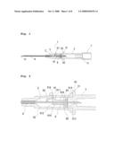 Indwelling needle assembly and protector diagram and image