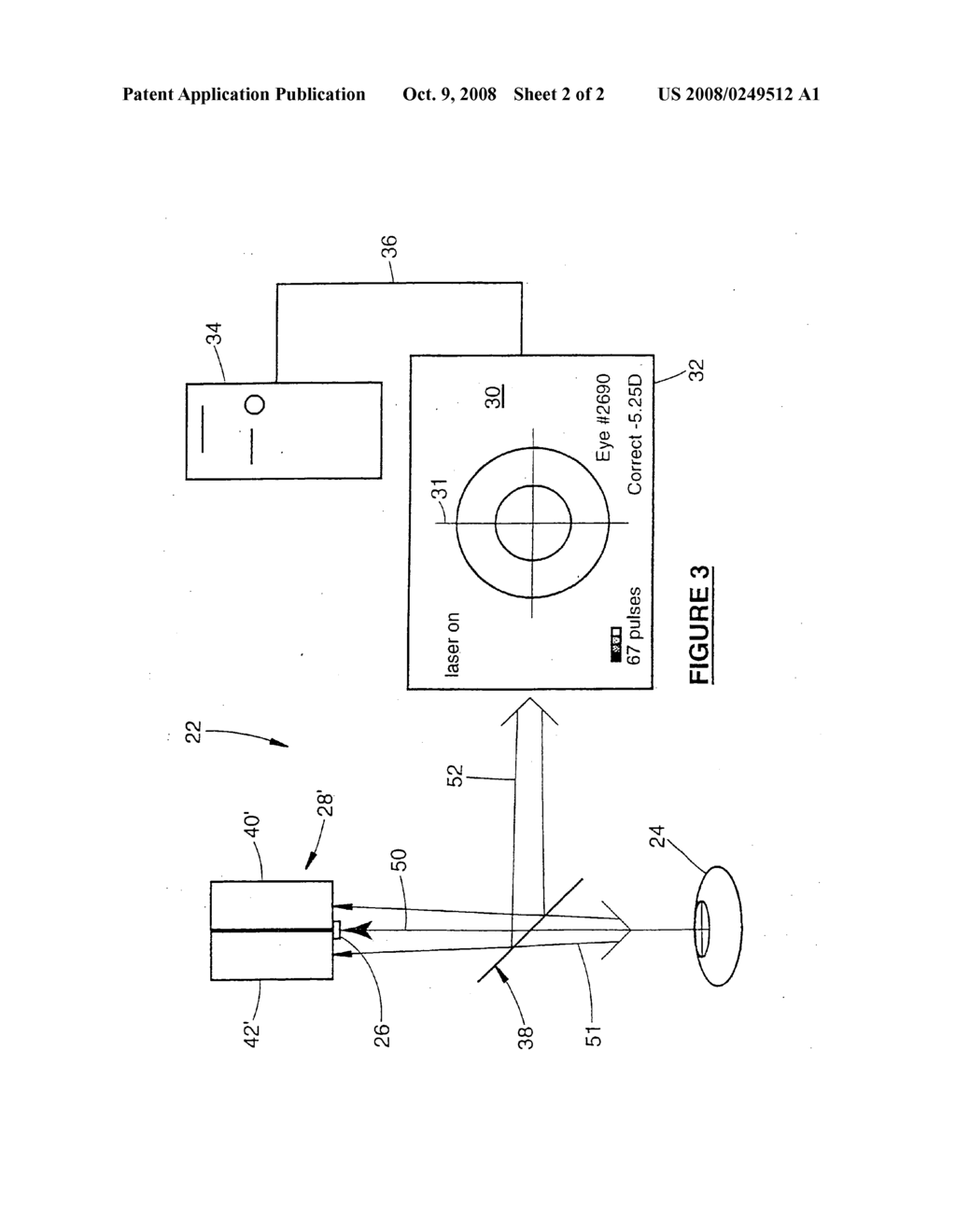 Surgical visual feedback and eye fixation method and apparatus - diagram, schematic, and image 03