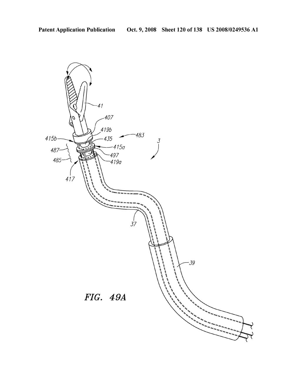 INTERFACE ASSEMBLY FOR CONTROLLING ORIENTATION OF ROBOTICALLY CONTROLLED MEDICAL INSTRUMENT - diagram, schematic, and image 121