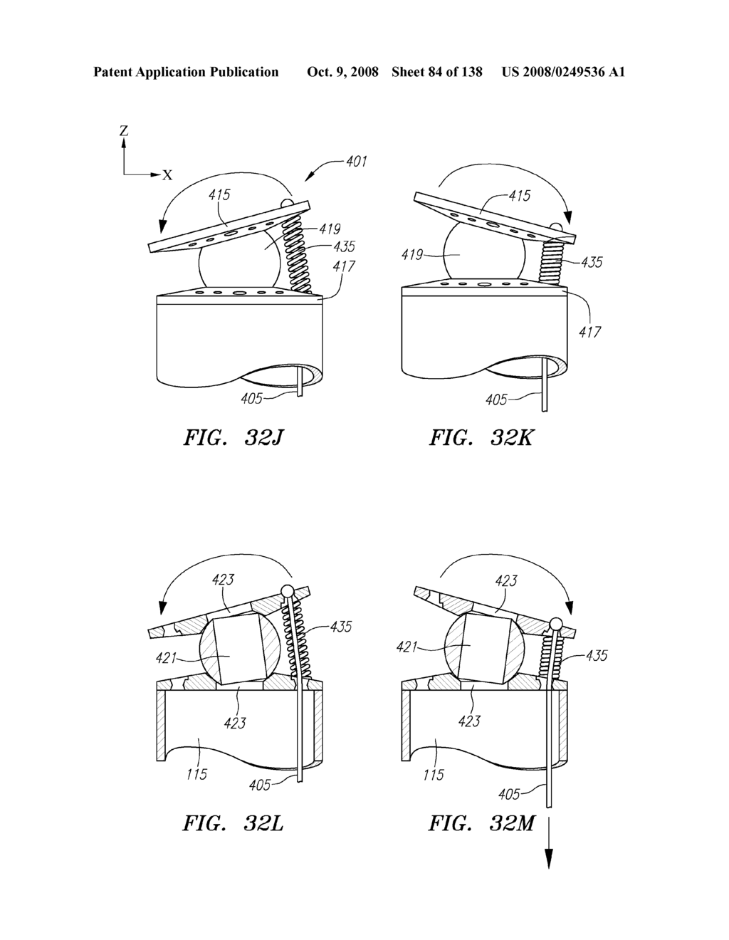 INTERFACE ASSEMBLY FOR CONTROLLING ORIENTATION OF ROBOTICALLY CONTROLLED MEDICAL INSTRUMENT - diagram, schematic, and image 85