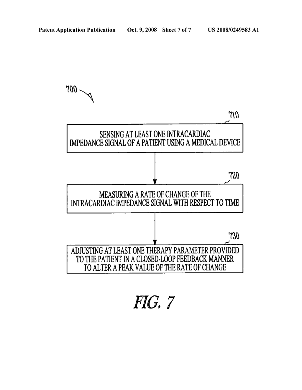 THERAPY CONTROL BASED ON THE RATE OF CHANGE OF INTRACARDIAC IMPEDANCE - diagram, schematic, and image 08