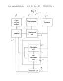 Device at an airborne vehicle and a method for collision avoidance diagram and image