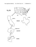 Method and apparatus for searching polygon object through map database of navigation system diagram and image